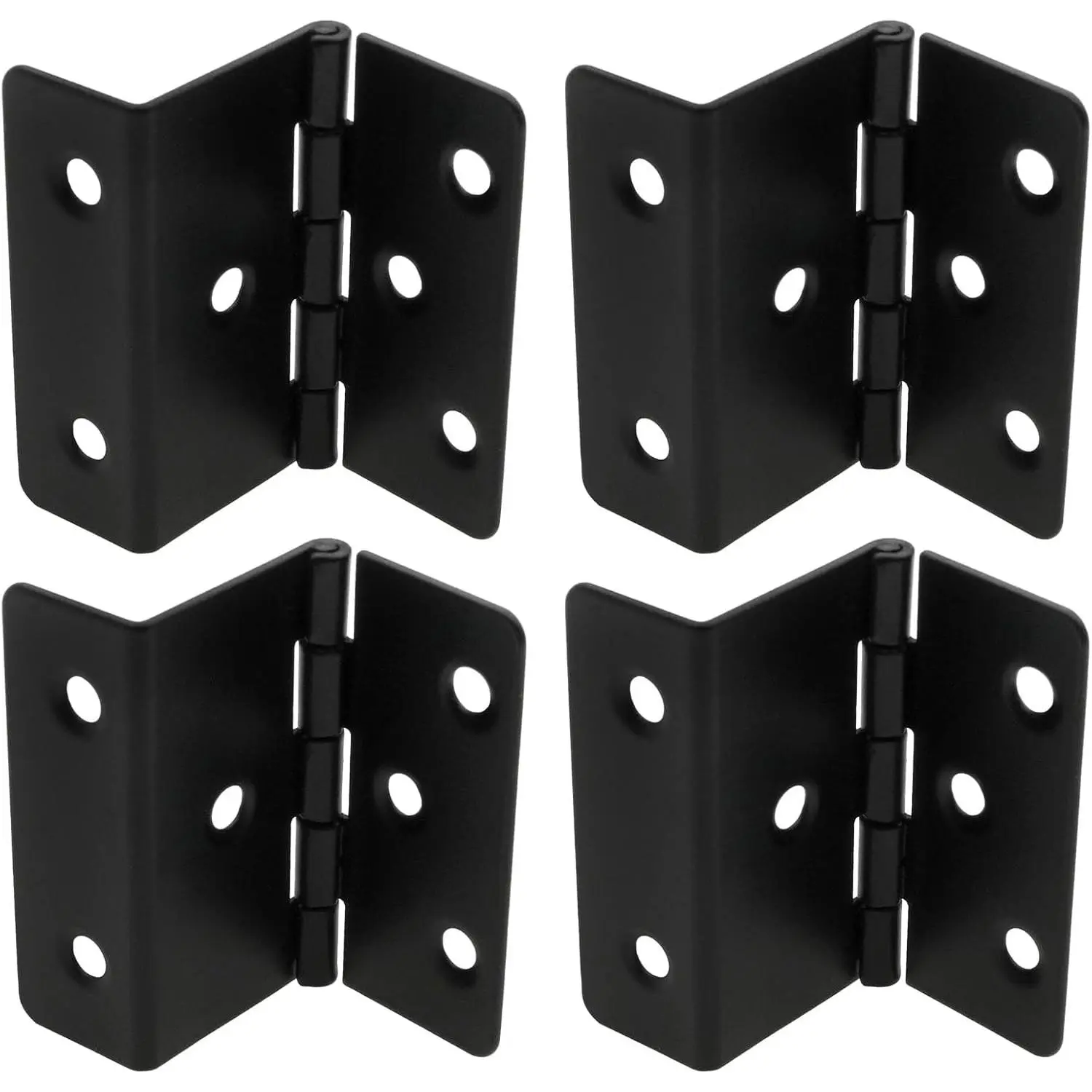 4 count Three Fold Retro Hinge Chest Hinges Hardware Three Fold Hinges Three Fold  Box Hardware (with Screws) for Doors Cabinets Furniture  Boxes   Boxes
