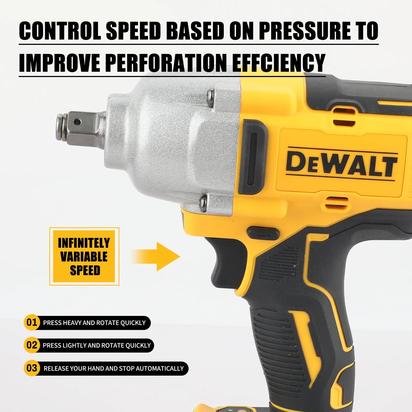 DEWALT Impact Wrench 1/2" Inch High Torque With Hog Ring Anvil 20V Brushless Cordless Wrench Dewalt Power Tools DCF900