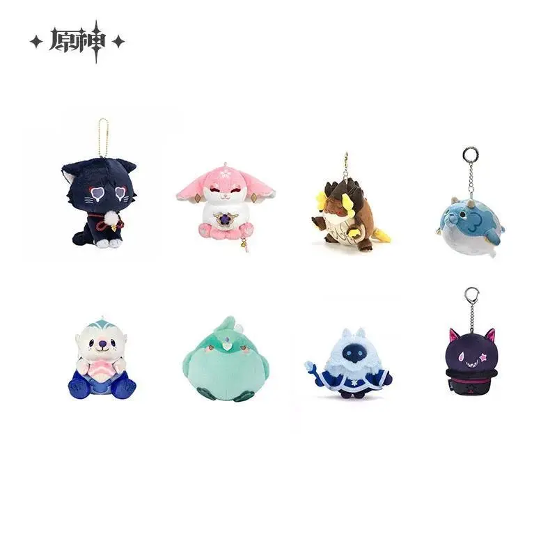 Sunsyea Official Genshin Impact Merch From miHoYo Plush Keychan Pendant Doll Yae Miko Xiao Tartaglia Lyney Wanderer Klee Gorou