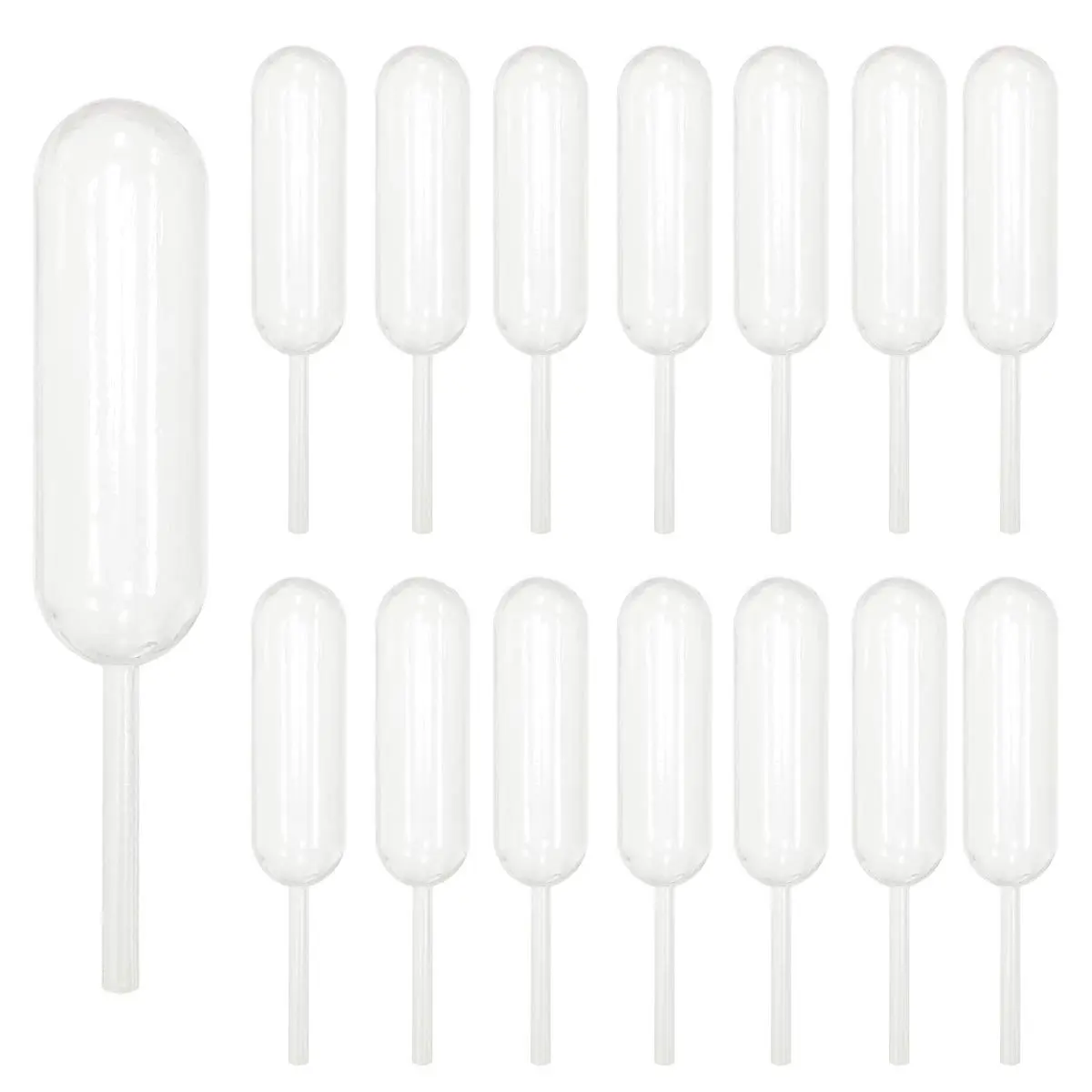 Cupcakes Pipettes, 100 count 4ml Clear Plastic Transfer Liquid Dropper Pipettes, Suitable for  or Strawberries Cupcakes, Ice Cream, Mini Cakes, Waffles, 's Painting, Kitchen Supplies