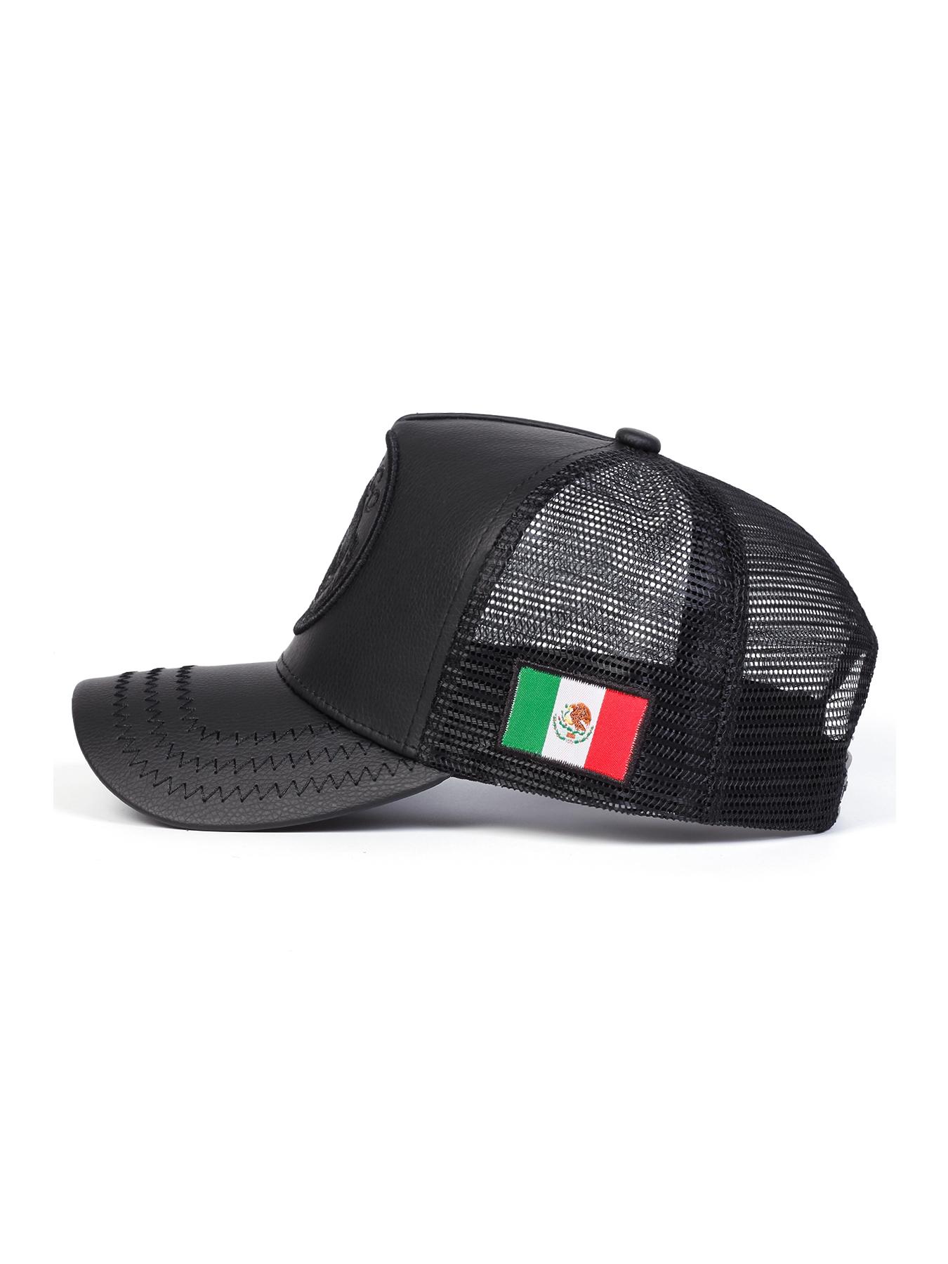 Mexico Flag Baseball Cap, Unisex Adjustable Sun Protection Hat, Casual Outdoor Sports Cap for Daily Wear, Snapback Baseball Cap