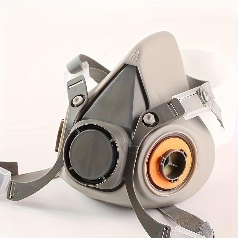 Half Face Mask with Filter, Reusable Respirator Mask, Reusable Dustproof Mask, Multifunctional Safety Mask for Paint, Woodworking, Construction, Polishing, Chemical, DIY