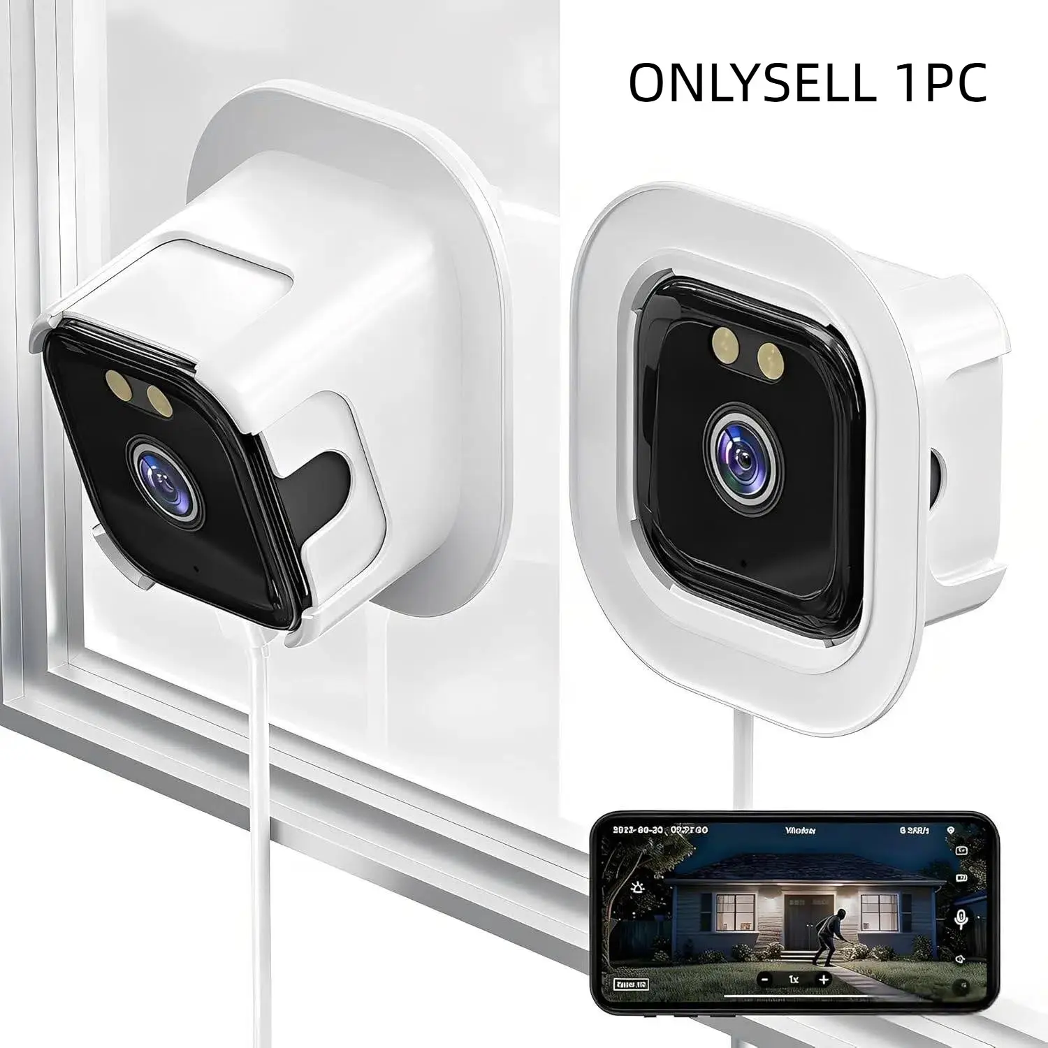 2k Window Camera, 5g & 2.4GHz WiFi Indoor Dome Camera, Full Color Night Vision, Motion Detection, Two-Way Audio, 24/7 Recording, Wireless Security Camera