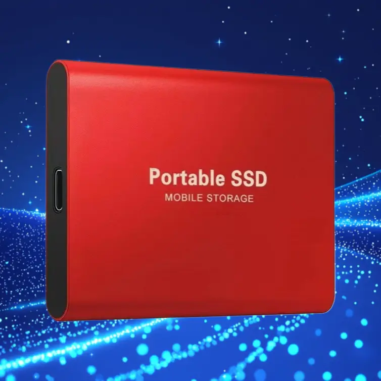 Metal Shell Upgraded M.2 Portable Solid State Storage Stick High Capacity External Drive Available in 1TB and 2TB For File Storage
