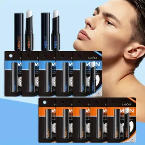 5/10-Pack SADORER Men's Lip Balm - Hypoallergenic, Non-Drying Lip Care with Phytosphingolipids & Vitamin E, Natural Finish Moisturizing Stick for Sensitive Lips, All Beige Types (Dry, Chapped, Cracked) - Bulk Value Pack, Lip Balm For Men