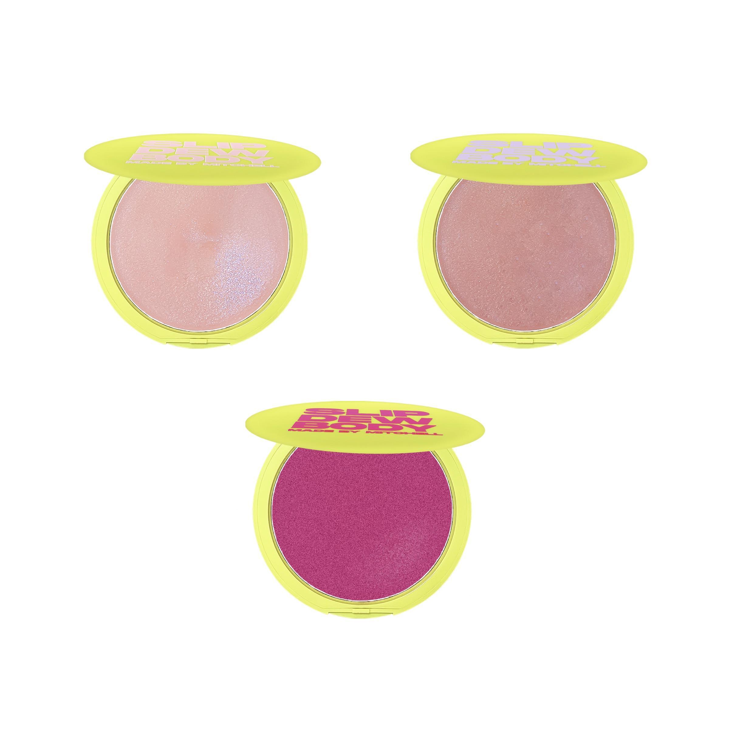 Made by Mitchell Slip Dew Shimmering Body Makeup, Body Glitter Gel, Body Highlighter, Body Luminizer for Luminous, Dewy Skin