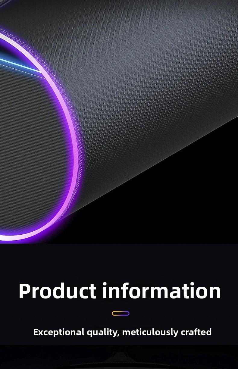 XXL Gaming Mouse Pad with Magnetic Wireless Charging, RGB Black Mousepad Desk Mat with 15W Fast Charger, Waterproof Laptop Writing for Office, Home, Gaming Desktop Accessory