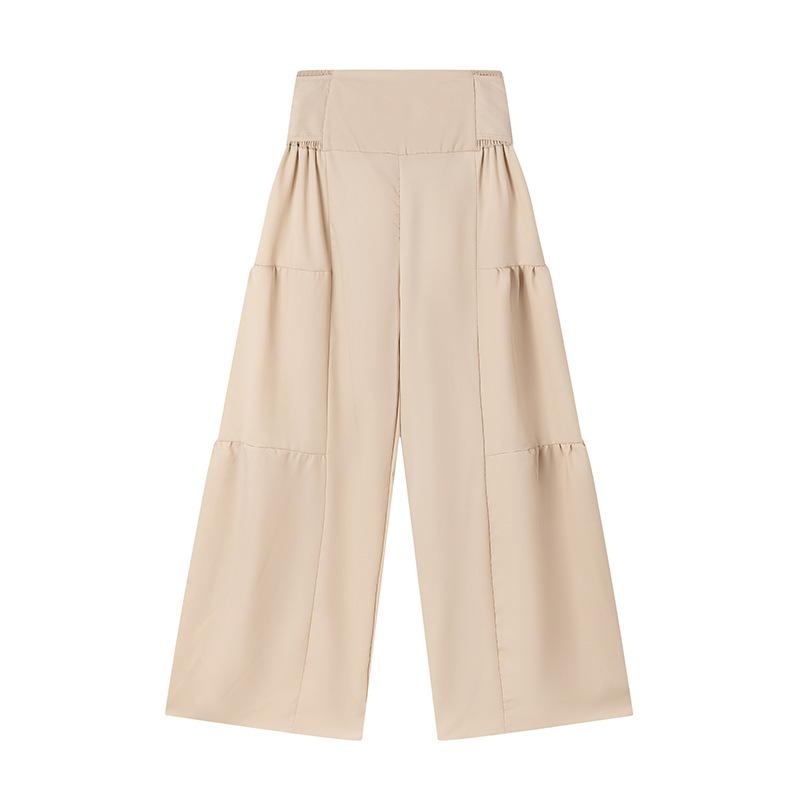 Women's Solid Color Top & Wide Leg Pants Set, Casual Off Shoulder Top & Palazzo Pants for Summer, Clothes for Beach Holiday Vacation, Womenswear