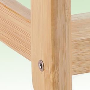 Bamboo Wine Rack, Sturdy and Durable Countertop Wine Storage Cabinet Shelf for Pantry - 4 Tiers 16 Bottle Wine Rack