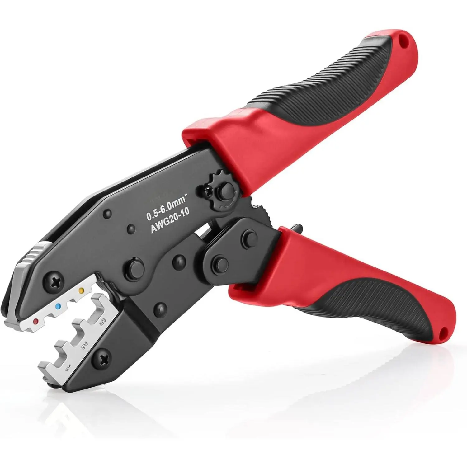 Crimping Tool for Heat Shrink Connectors AWG22-10, Ratcheting Wire Terminal  - Crimping Pliers - Electrical Crimping Tool