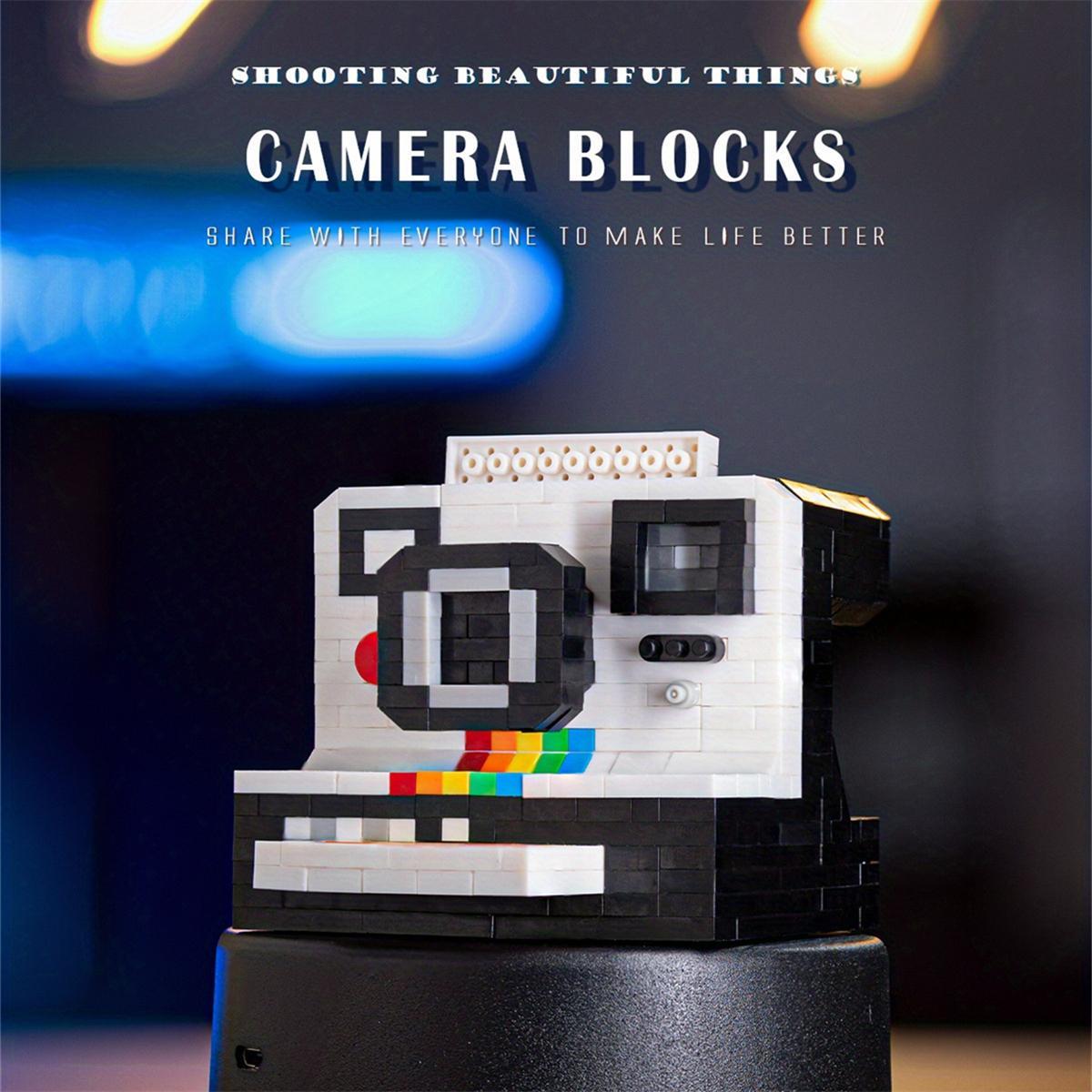 Mini Digital Camera Building Block Toy, Creative Building Blocks, Stem Building Blocks, Moc Blocks Set, Unisex Educational Gift for Kids, Birthday/holiday Present, Micro Part Assembly Kit