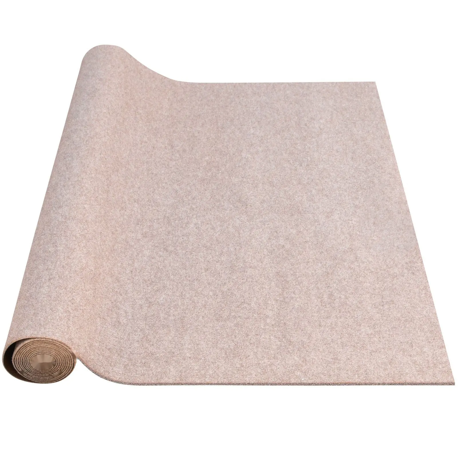 Boat Carpet 6 Ft X 18 Ft Marine Deck Carpet For Boats Waterproof Light Brown With Non-Slip Marine Backing Cuttable Easy To Clean Patio Rug For Docks, Piers, And Watercraft, Durable Floor Mat