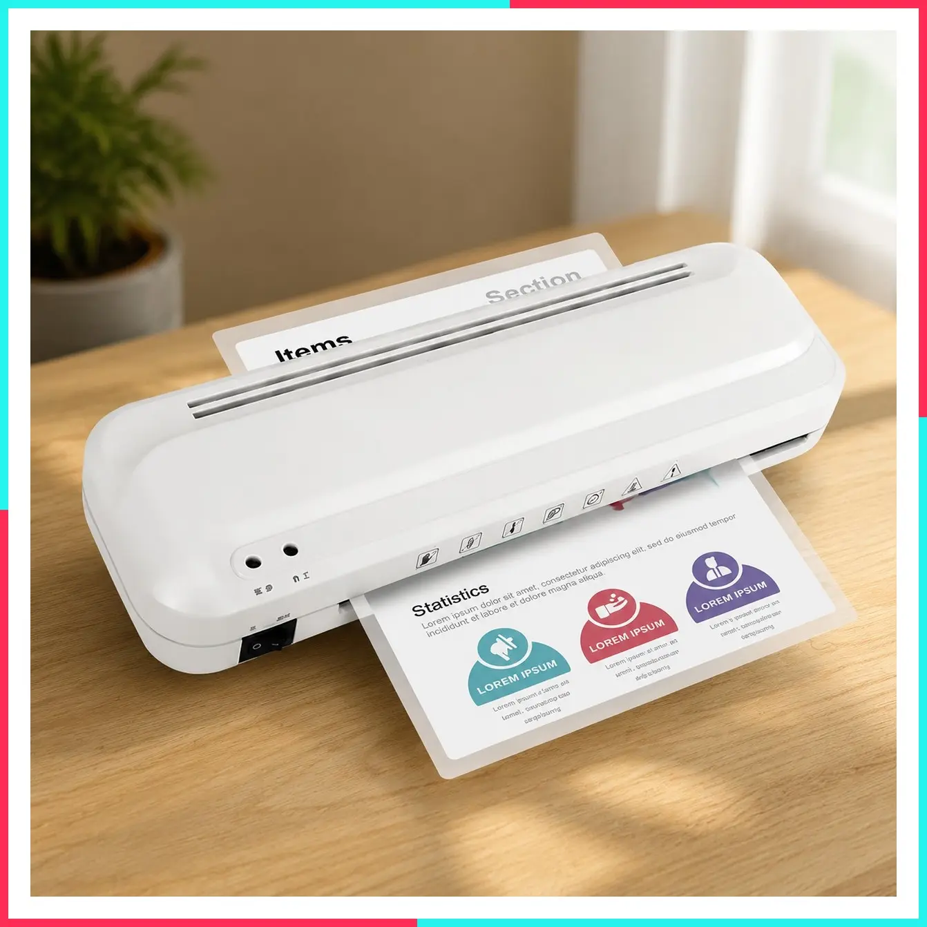 200 Pack Laminating Sheets 3 Mil for 8.5 x 11 inch Documents and Menus