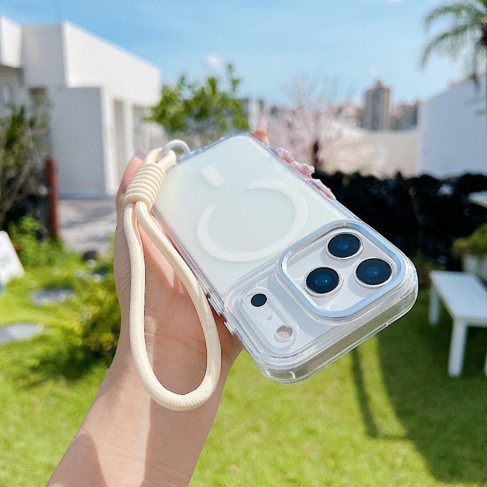 Phone Case - This Fashionable Premium Magnetic Wireless Charging Phone Case Is Compatible with for Iphone 17, 16, 15, 14, 13, 12, And 11 Pro, Pro Max, Plus, And 17AIR. It Includes a Colored Lanyard And Offers Extensive Drop Protection iphone 12 wildflower