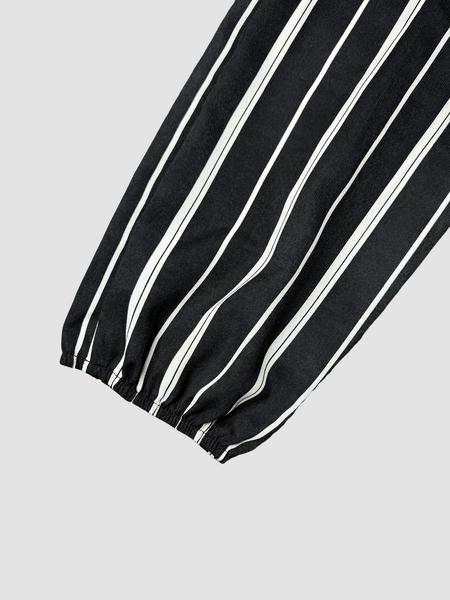 Women's Casual Slim Fit Striped Patchwork Long Sleeve Shirt, Cute Fall Winter Outwear, Ladies Fashion Top for Daily Wear