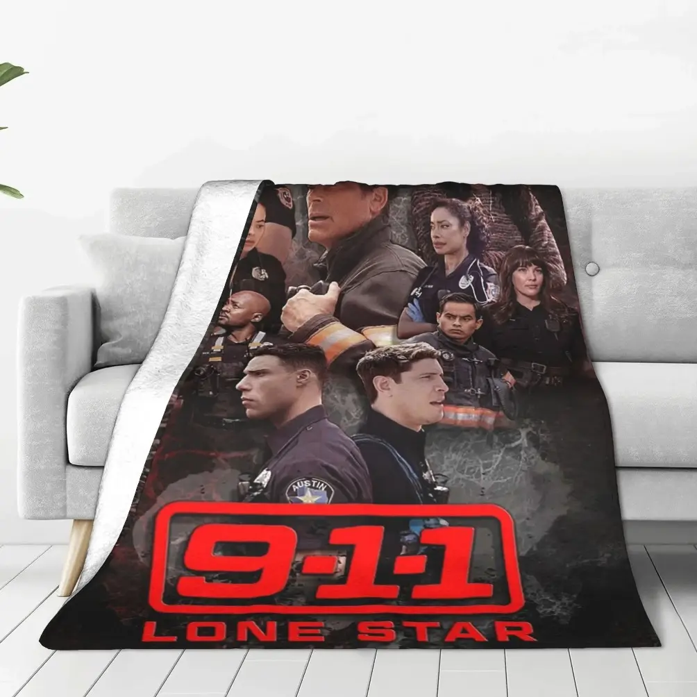 Fire Rescue Drama Inspired Flannel Blanket, Breathable Soft Cozy Lightweight Throw for Adult Blanket Kids Blanket, Sofa Bed Travel Home Bedroom Blanket, All Season Bedspread Quilt Gift Birthday Christmas