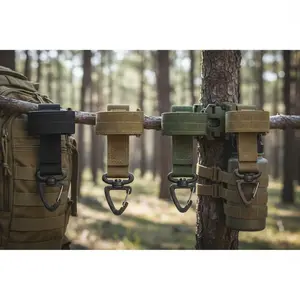 Multi-Functional Adjustable Nylon Rope Lanyard Clip for Outdoor Adventures Hiking Camping Climbing Secure Storage Durable Gear Solution