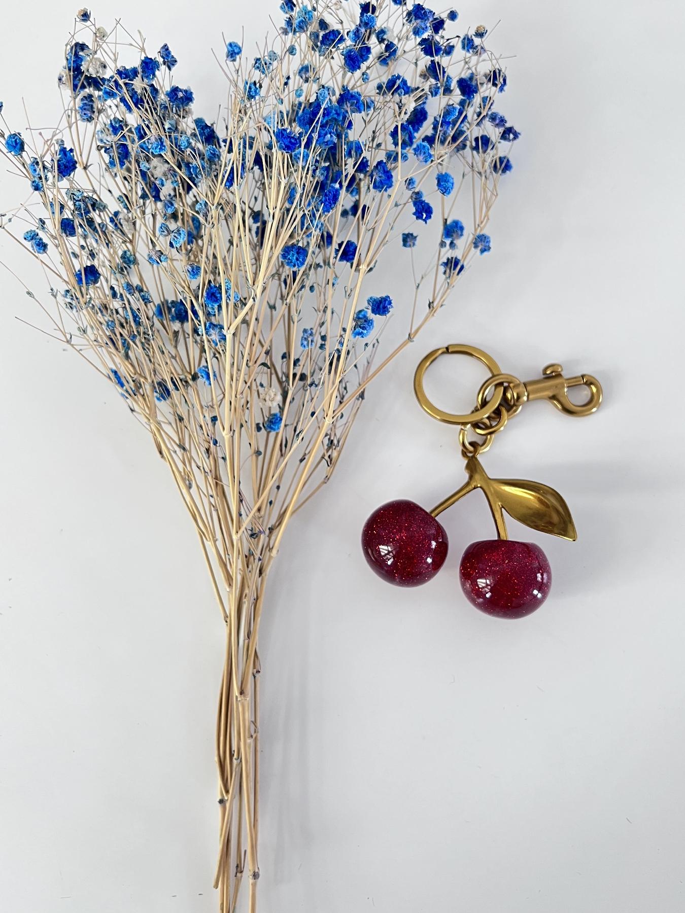 Cherry Design Bag Charm, Cute Bag Decoration, Bag Charm for Women & Girls, Fashion Bag Accessories for Daily Use