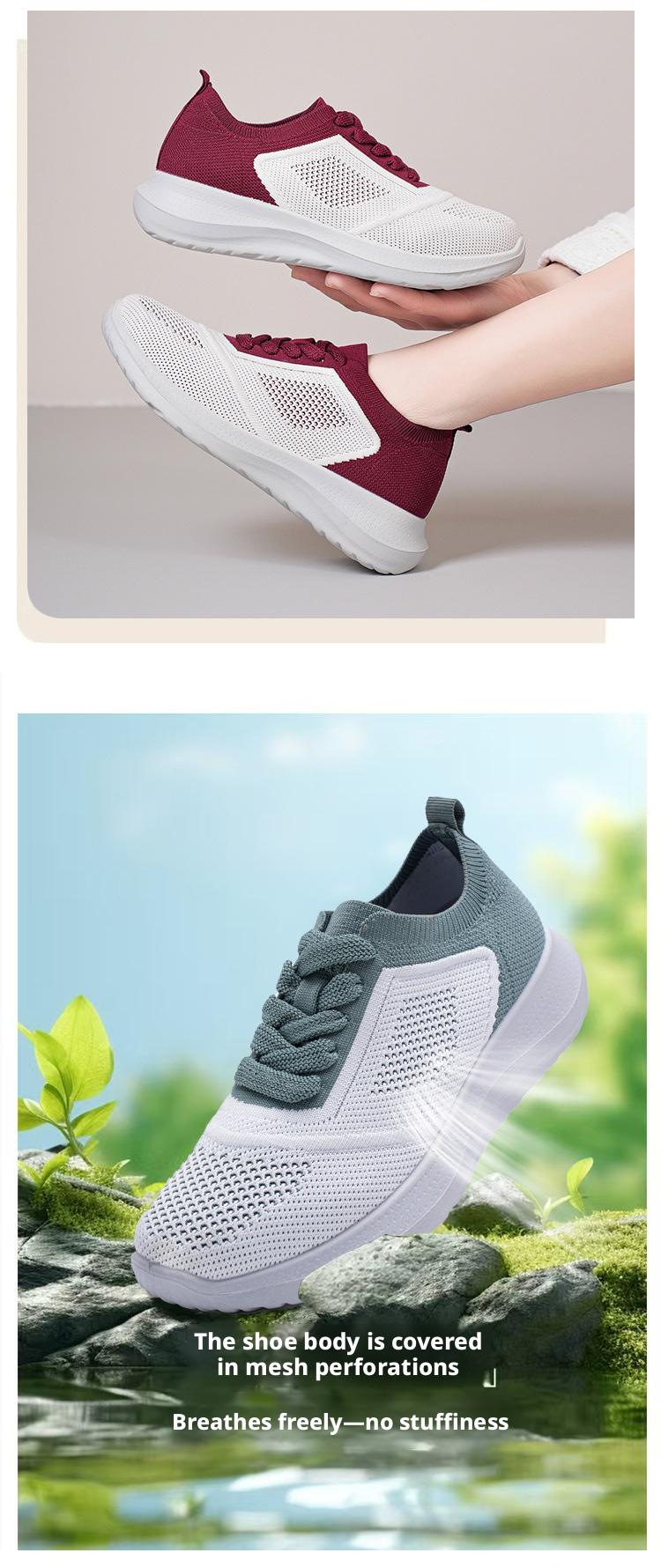 Women's Casual Sneakers Slip-On Ultra-Light Breathable Shoes