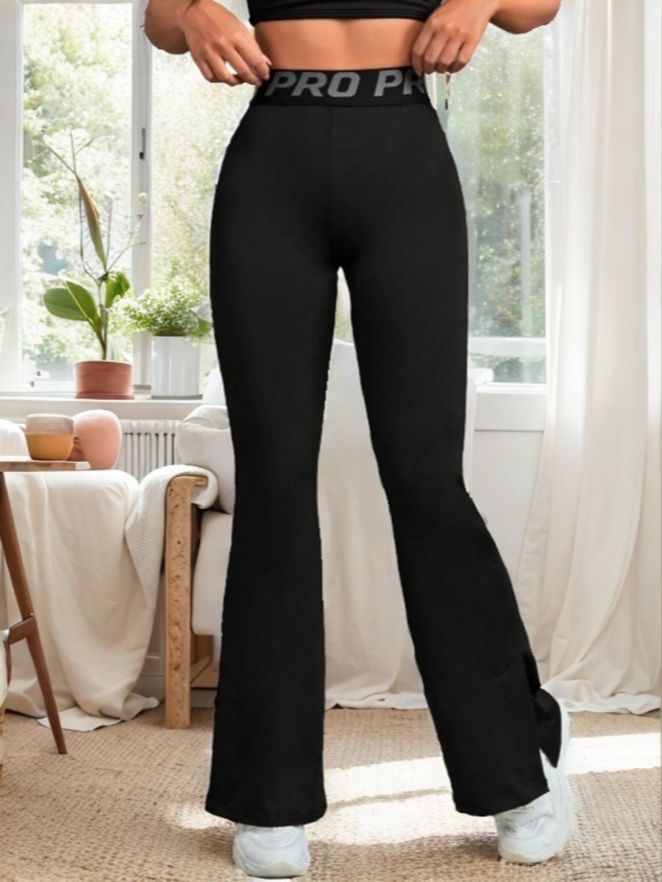 Women's High-Waisted Sporty Leggings, Tight-Fit Woven Fabric, All-Season Comfortable Workout Pants, Breathable Quick-Dry Gym Wear, Gym Sportswear Bottoms