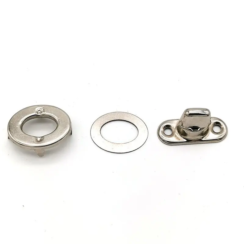 Zinc Alloy Knob Buckle, Box Bag Iron Accessories, Rotating Lock, Oval Hat Adjuster, Pig Nose Style, Wholesale Factory Supply