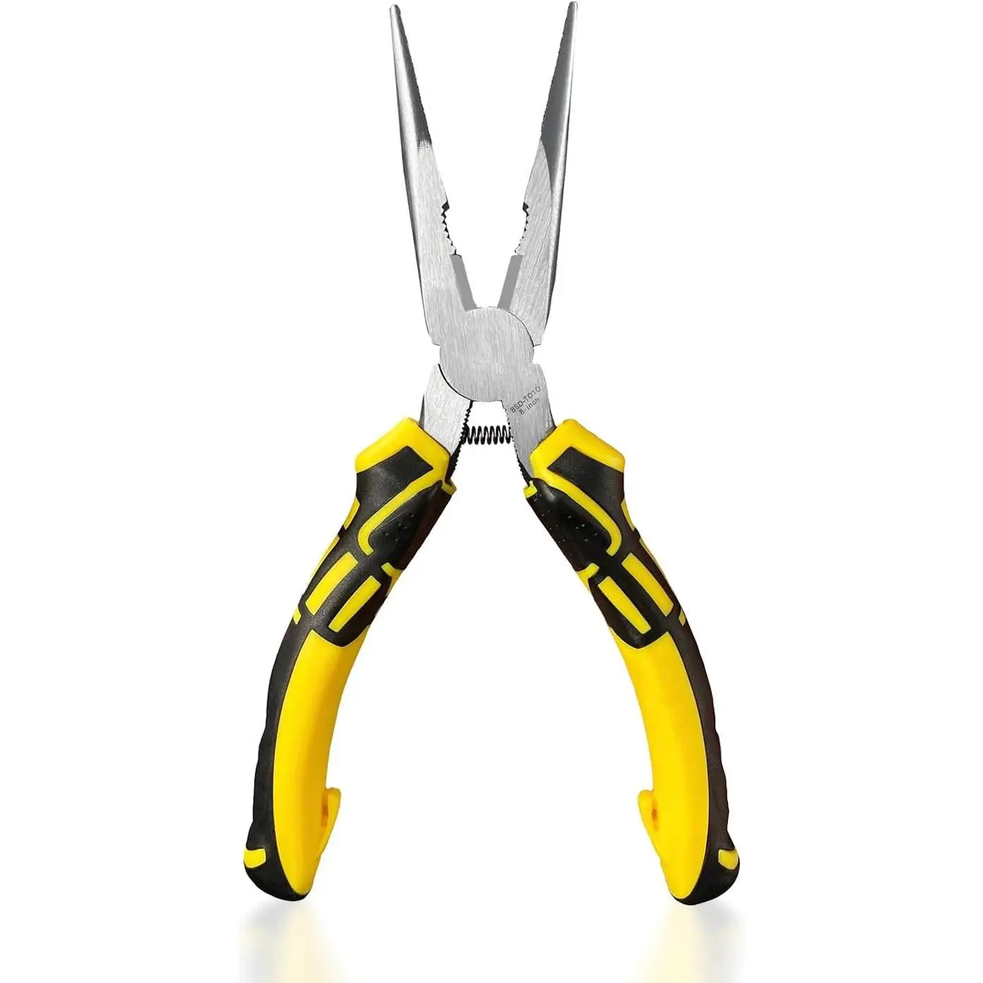 ® 8 inch  Nose Pliers with Side Cutters, Precision Long Nose Pliers with Wire Cutters, Professional  Nose Spring  Pliers,  for  Clamping Pinching  Making