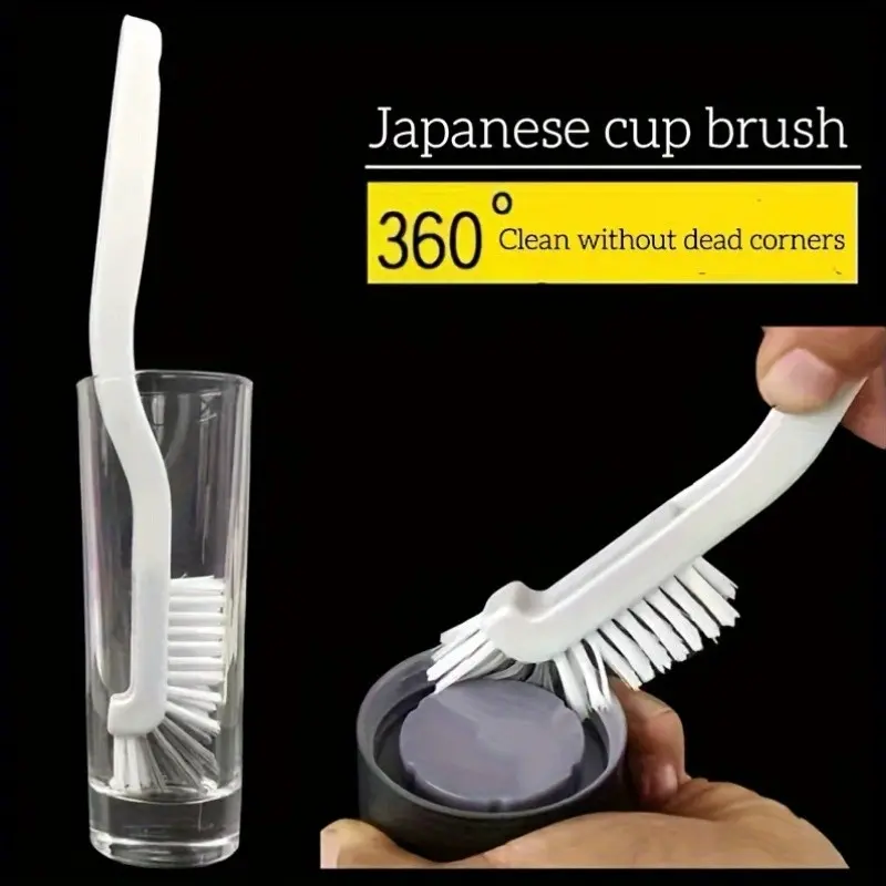 3pcs Multi-Functional 360° Rotating Cleaning Brushes, Ideal for Kitchen Use, Perfect for Seafood, Blender, Glassware, Pots, Sink, Grill Gaps, Utensils