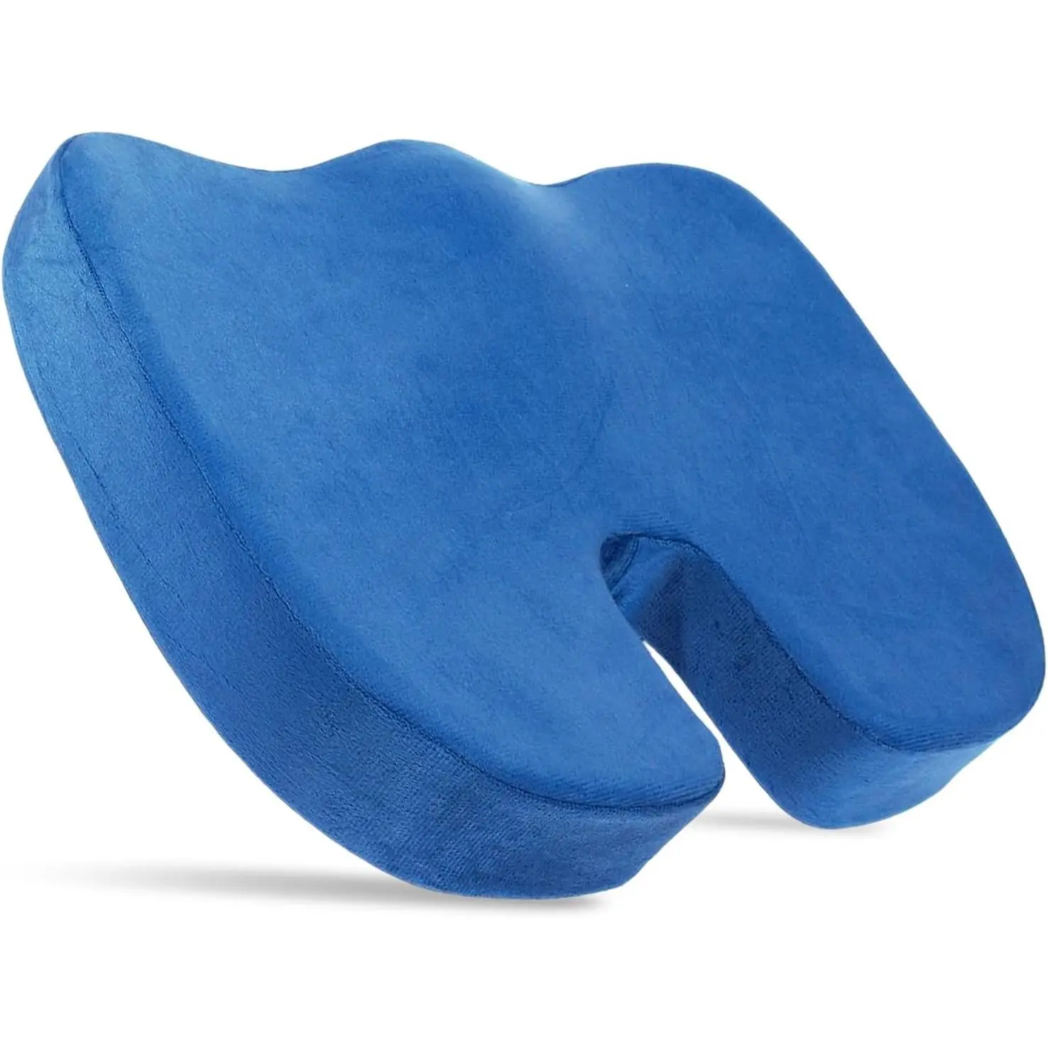 Car Seat Cushion, Ergonomic Chair Cushion for Long Sitting Tailbone Pain & Sciatica Relief, Comfortable Seat Pads for Car Wheelchair Gaming & Office Chairs (Blue)