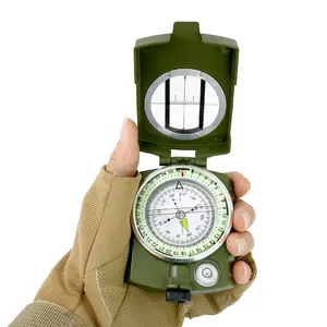 Outdoor hot-selling K4580 American military green multi-functional compass compass high-precision professional camping luminous compass