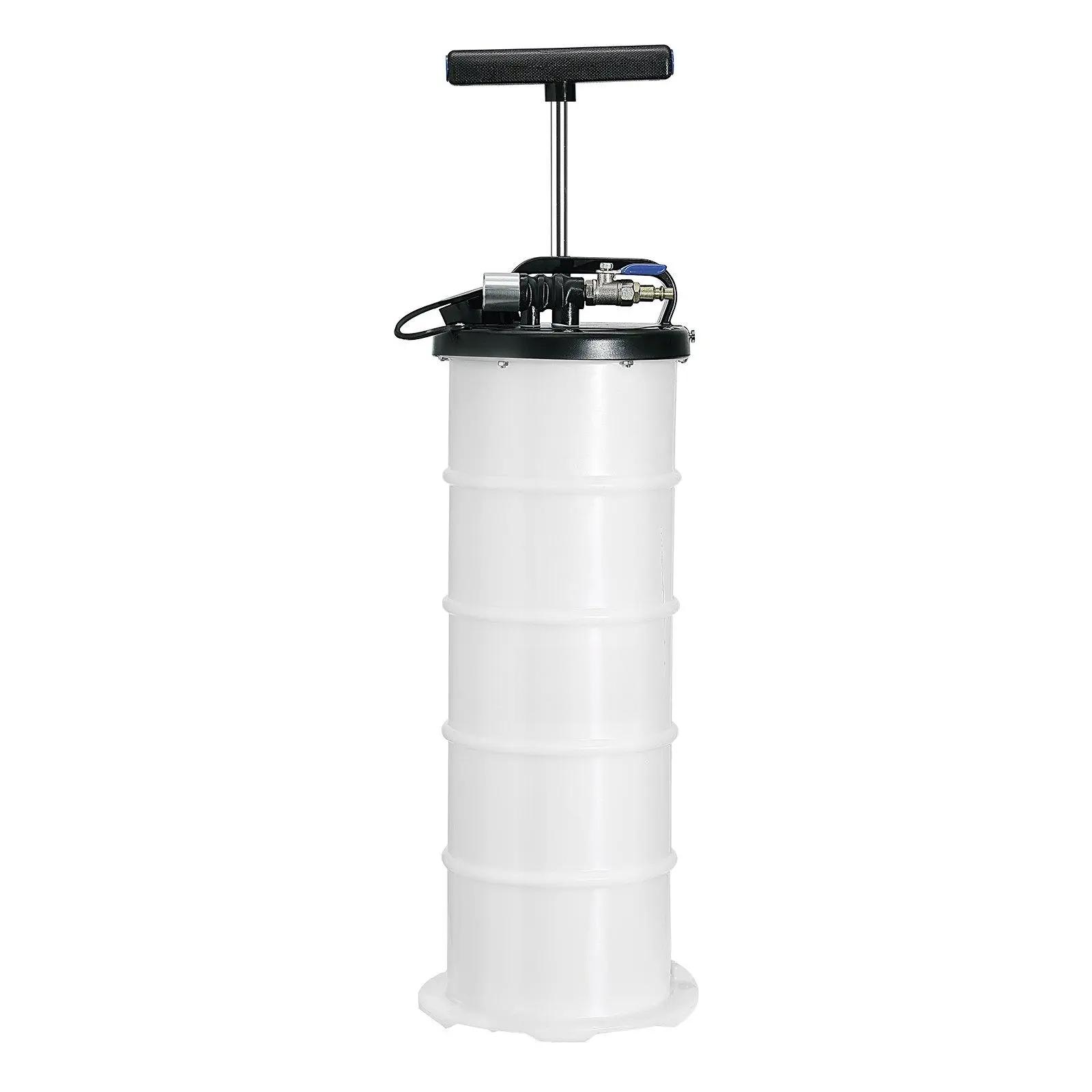 Fluid Extractor, 1.74 Gallons (6.5 Liters), Pneumatic/Manual Oil Changer Vacuum Fluid Extractor with Dipstick and Suction Hose, Oil Extractor Change Pump for Automotive Fluids Vacuum Evacuation