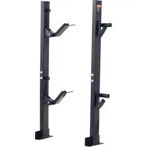 VEVOR 2 - Place Trim Holder Trailer Rack Carrier, Weeder Trimmer Rack with Zinc Alloy Combination Lock, Mount on Landscape Truck Trailer Enclosed Trimmer Rack Weed Eater Racks, Pair