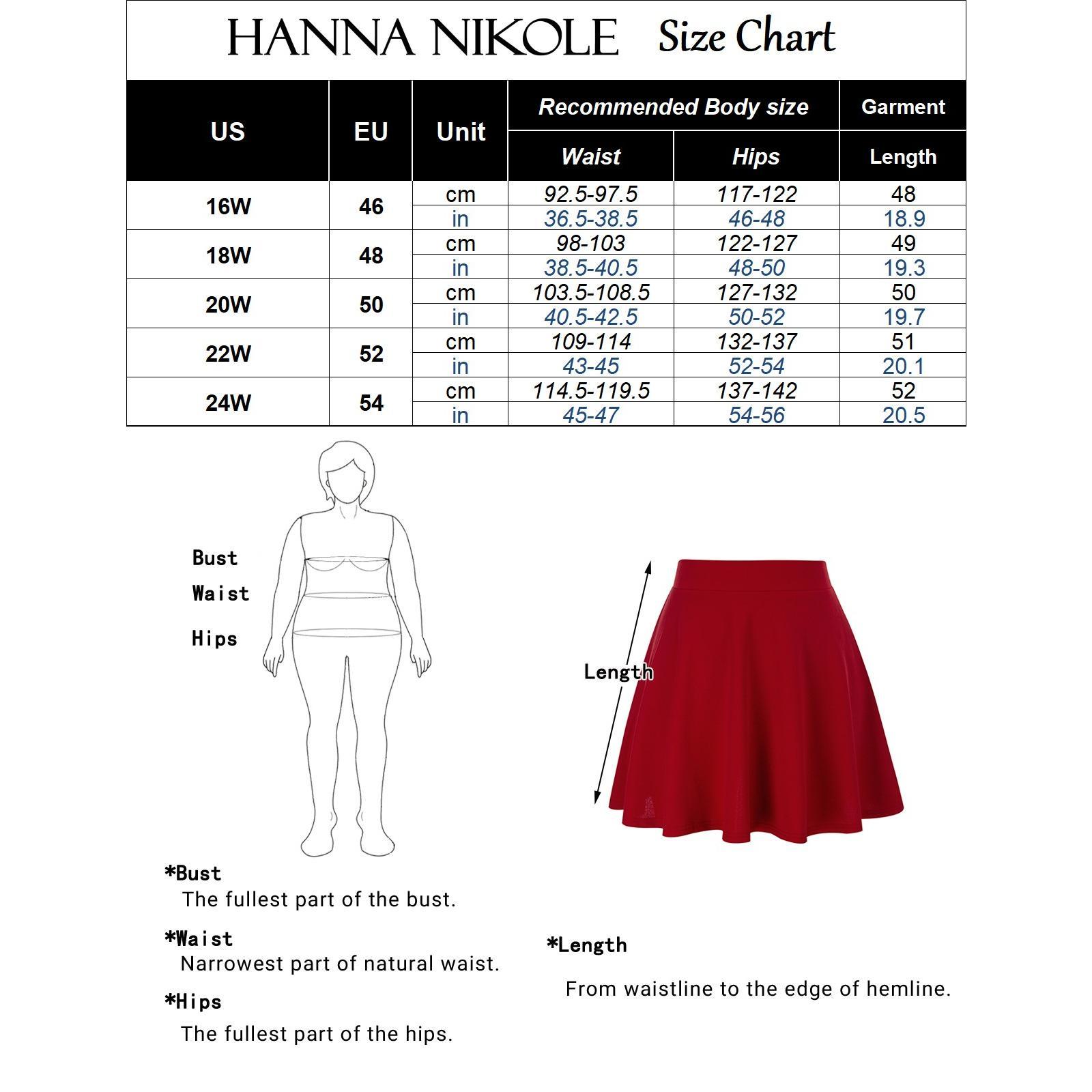 【S-XL&16-28W】Hanna Nikole Women Plus Size Casual Mini Skater Skirt Elastic Lining High Waist Basic Flared Skorts Pleated with Pocket Black Womenswear Palda Fitted Minimalist Bottom mini skirt #TikTokShopBlackFriday SpringStatements
