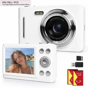Portable Digital Camera with Dual Batteries, 2.8-Inch Screen, Ideal for Family and Travel, Video Recording Camera