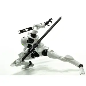 2026 hot item Sheik Mainland 3MIN Project Assault Superhuman 1/18 Assembly Action Figures with Guns Swords,Mobility Toy for Boys Model Fans