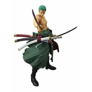 Anime One Piece 18cm BJD Roronoa Zoro Joints Moveable PVC Action Figure Collection Model Toys