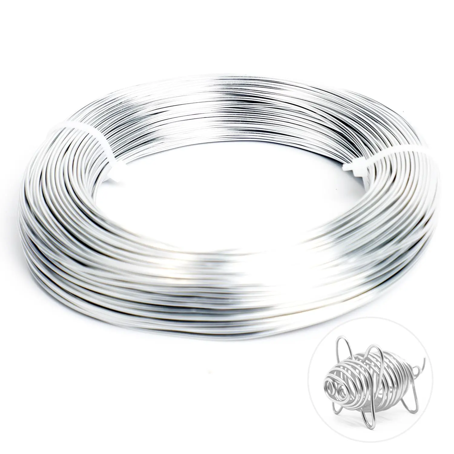 18 Gauge  Craft Wire, 164FT 1mm Bendable Metal Wire for  Making, Wreath Making, Beading ()