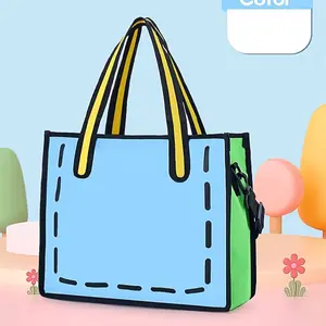 Anime Theme Large Capacity Oxford Fabric Handbag, 3D Anime Character Design, Elegant Travel Ready Tote Bag for Travel and Daily Use, Ideal Gift for Anime Fans