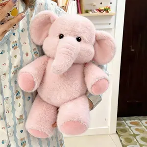 1PC Cute Running Baby Elephant Plush Doll, Soft Hug Pillow, Comfort Sleeping Toy for Kids, Ideal Gift for Children's Birthdays & Holidays
