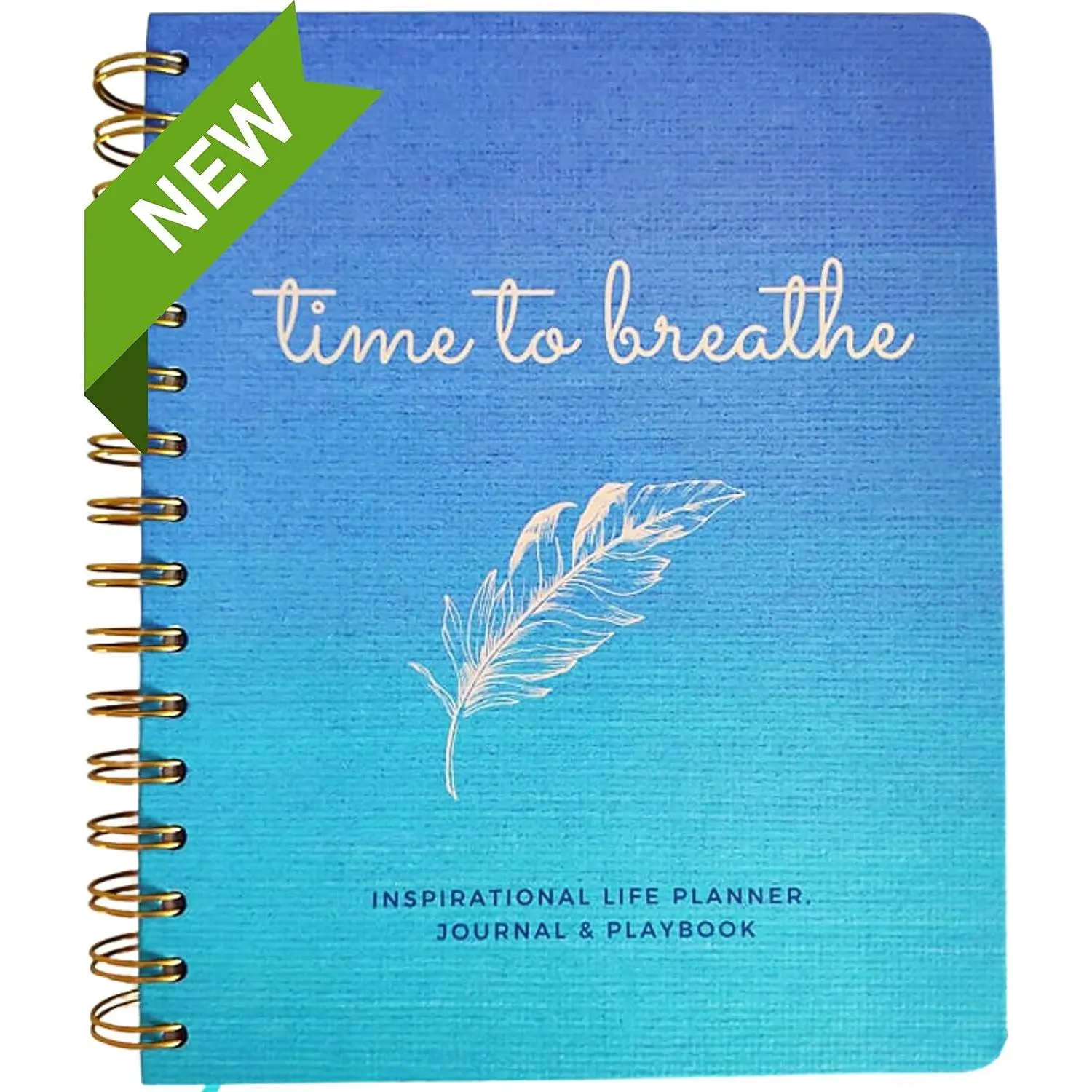 to Breathe Inspirational Planner, Journal and Playbook - Increase Your Productivity Through Inspired Action - Keeps You Focused, Grateful, Excited, Mindful and Inspired