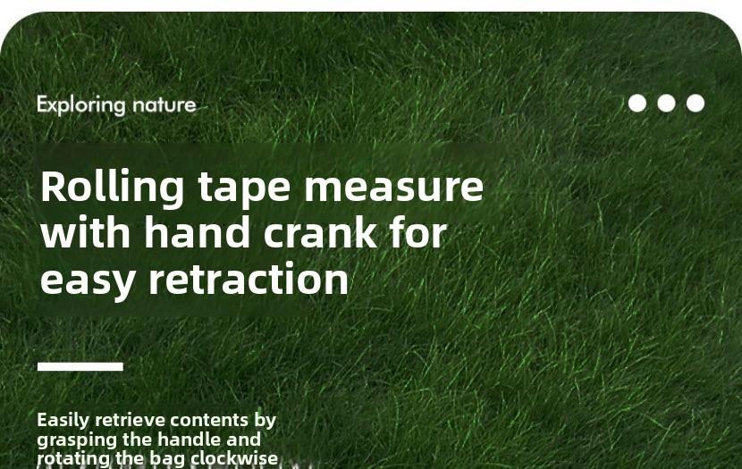 Outdoor Camping String Lights Warm White LED Fairy Lights with Ruler Design Windproof Rope Lantern for Tent Decoration Festival Party Night Lighting