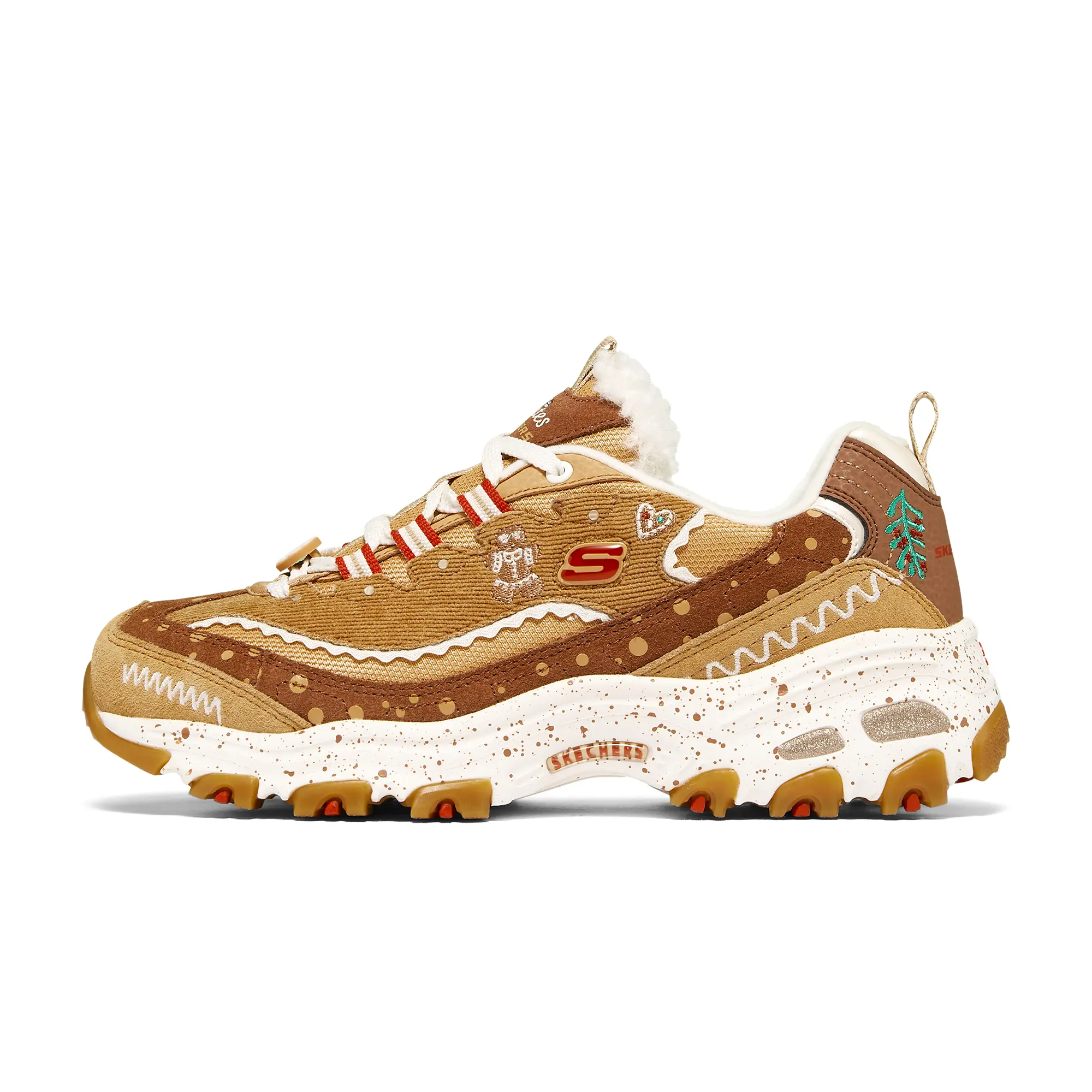 Skechers D'Lites 1.0 Women's Chunky Sneakers: Breathable Mesh and Suede, Cushioned, Non-Slip, Warm, Retro Style Verifiable, with credentials and supporting global authentication
