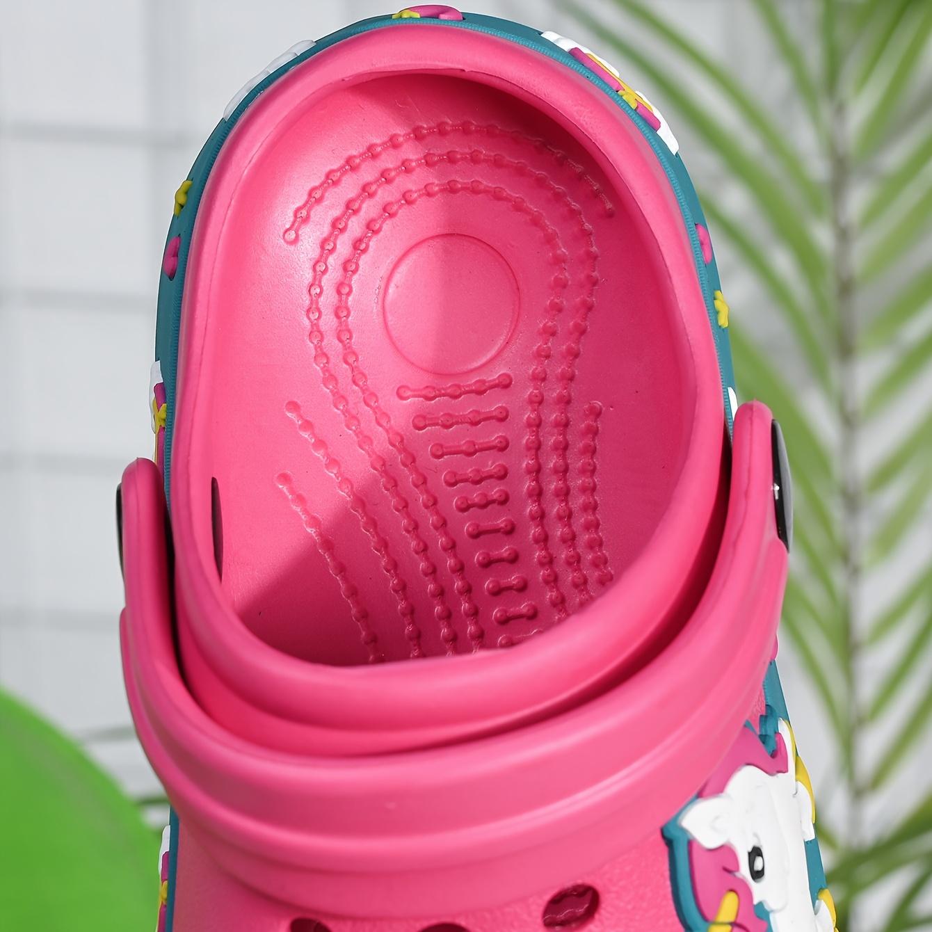 Cute Cartoon Kids' Slippers |     Refreshing & Breathable Lightweight & Wear-Resistant EVA Clogs for Boys and Girls, Summer Sandals, Fashionable & Versatile, Hollow Design, Slip-On Closure