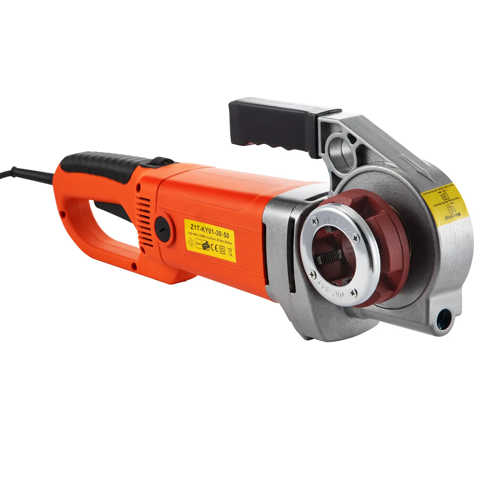 Electric Pipe Threader, Pipe Threading Machine with Dies, 2300W Rated Power, 110V Voltage