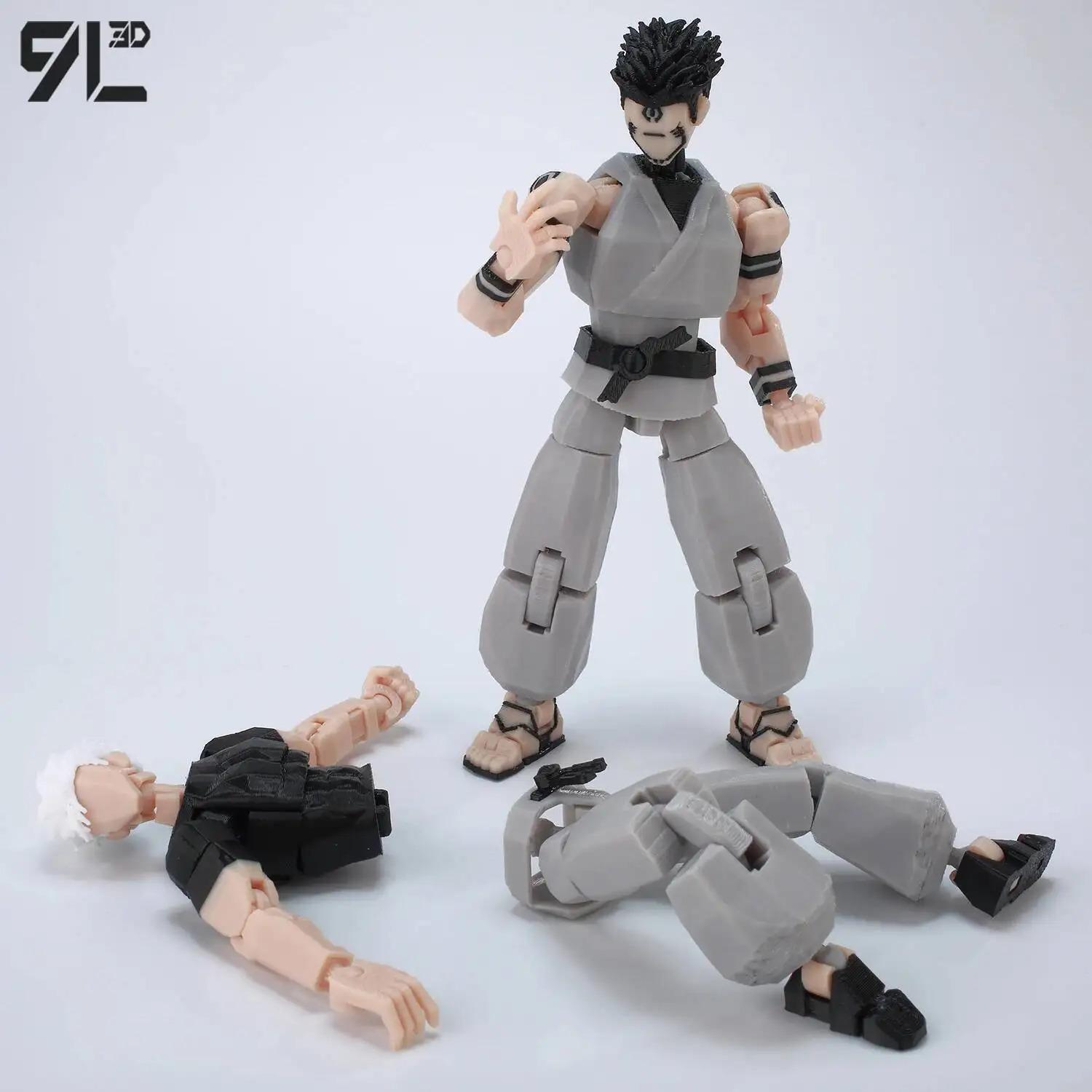 9L 3D Printed Anime Jujutsu Kaisen Sukuna Lucky13 Dummy 13 Movable Shapeshift T13 Action Figures Mannequin Toys for Collectors