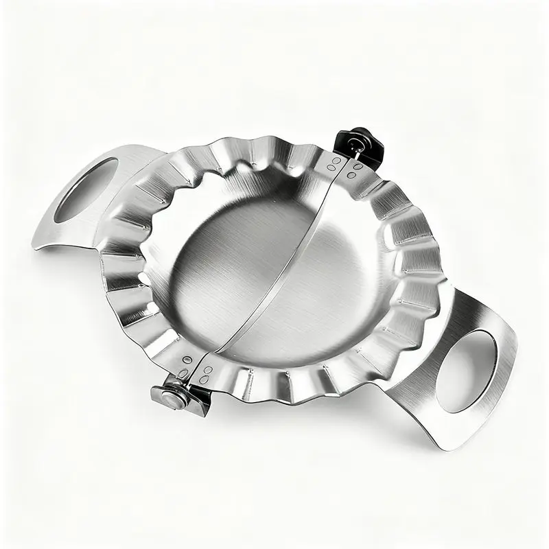Dumpling Maker Stainless Steel Ravioli Gyoza Dough Pierogi Pie Press Mold Former