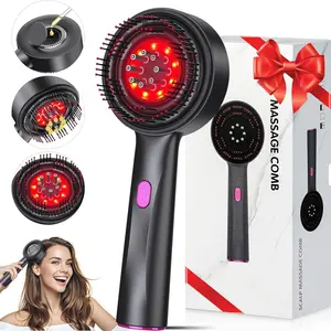 Electric Scalp Massager, 3-Mode Hair Oil Applicator and Scalp Massage Comb, Head Massager, Scalp Stimulator, Hair Care Tool, Head Spa Equipment for Women and Men