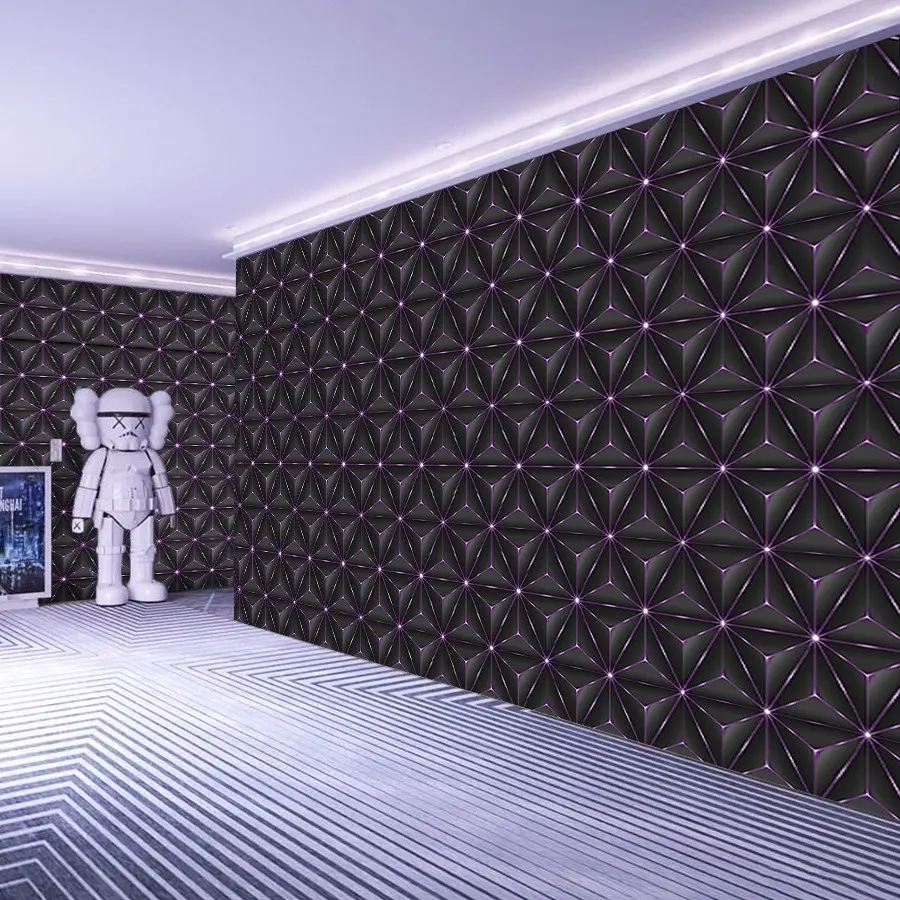 3D Diamond Self Adhesive Wallpaper Roll for Indoor Use, Interior Walls, Bedroom and Game Room Background Decor, Fashion Design, Enhances Space Elegance