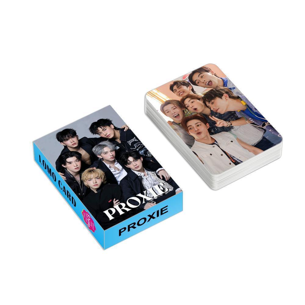96 Pcs/Set Thai Boy Group PROXIE DICE Lomo Card Onglee Chokun Idol HD Photocard with Stickers Cosplay Gift ﻿