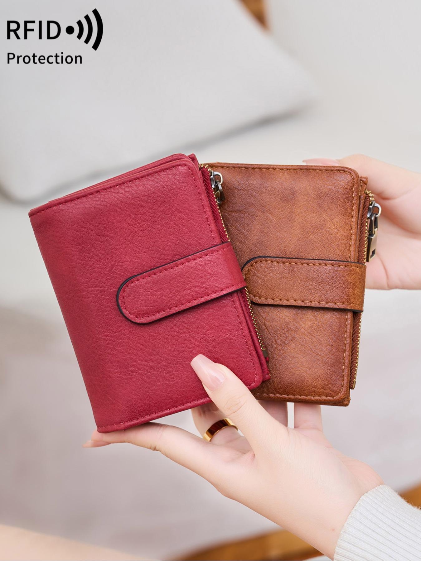 Women's Vintage Multi Card Slot, Portable Multi-functional Short Wallet, Casual Trendy Versatile High-quality Daily Wallet, Durable Fashion Wallet