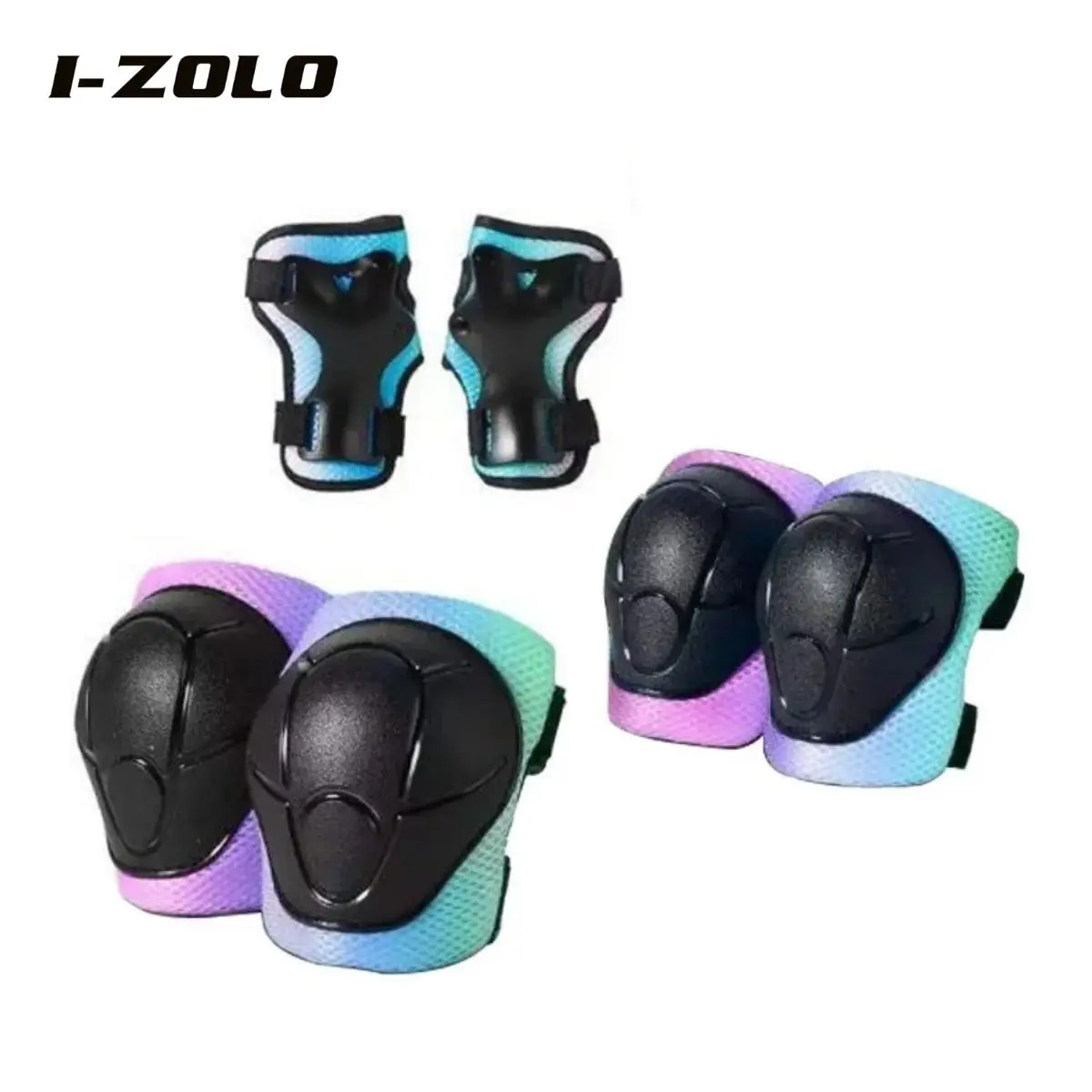 Kids Protective Gear Set, Knee Pads, Elbow Pads, Wrist Guards for 3-14 Years, Ideal for Roller Skates, Cycling, Bmx, Skateboard, Scooter, Outdoor Sports Gear
